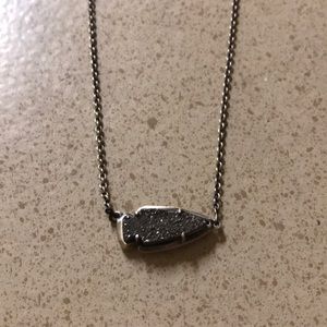Kendra Scott arrowhead drusy necklace